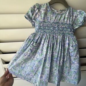 Rachel Riley floral dress with bloomer set